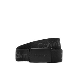 Calvin Klein Детски колан Calvin Logo Canvas Belt IU0IU00667 Черен