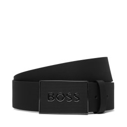 Мъжки колан BOSS 50471333 Черен