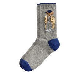 Дълги чорапи Polo Ralph Lauren 455982931001 Сив