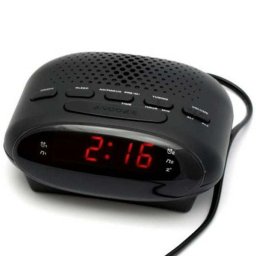 Diva FM/AM Alarm Clock - радиочасовник с LED дисплей, Snooze, Sleep - черен