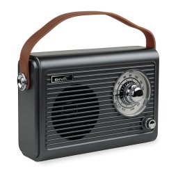 Diva Retrobox RB-BT6500 - FM радио с ретро дизайн, Bluetooth 5.3, 5W - черен