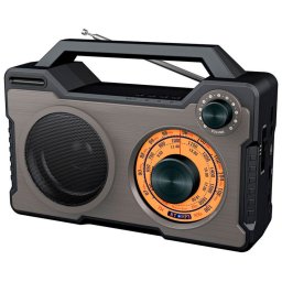 Diva Retrobox RB-BT7500 - ретро радио с FM/SW/MW, Bluetooth, USB, MicroSD - черно