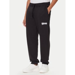 HUGO Долнище анцуг Nyrotro 50549779 Черен Loose Fit