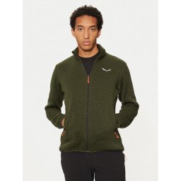 Salewa Полар Puez Rocca 29126 Зелен Regular Fit