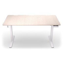 Гейминг бюро Endorfy Atlas L Electric Light Wood, МДФ, 150 x 78 cm, до 80 кг. натоварване, поставка за слушалки, електрическо управление на височина, бяло