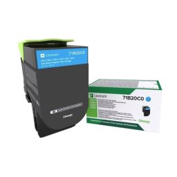 Lexmark 71B20C0 CS/CX317, 417, 517 Cyan Return Programme 2.3K Toner Cartrid