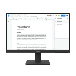 Lenovo ThinkVision S22-4e, 22" IPS, Full HD, 100Hz, 4ms, HDMI, VGA - Черен