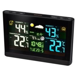 Електронна метеостанция Bresser Meteo THBM colour, цветен дисплей, черна