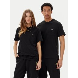 Lacoste Тишърт TH2827 Черен Regular Fit