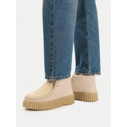 Clarks Зимни обувки Torhill Moss 26182914 Бежов