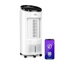 Klarstein IceWind Plus Smart, интелигентен охладител на въздуха 4 в 1, вентилатор, овлажнител, пречиствател на въздуха, управление с приложение (ACO4-IcewindPlSmW)