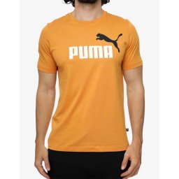 PUMA Essentials+ 2 Col Logo Tee Orange