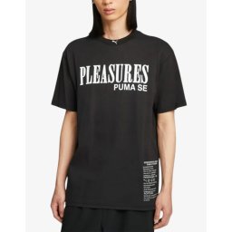 PUMA x Pleasure Typo Tee Black