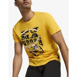 PUMA The Hooper Basketball Tee Orange