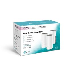 Безжична Mesh Wi-fi система TP-Link Deco E4 AC1200 (3-pack)
