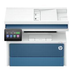 HP LaserJet Pro MFP 4113dw - лазерно MFP, 45 ppm, двустранен ADF, 4.3" тъчскрийн - бял/син