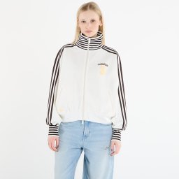 Суитшърт adidas Vintage Bb Tt Striped Rib Track Top Off White XS