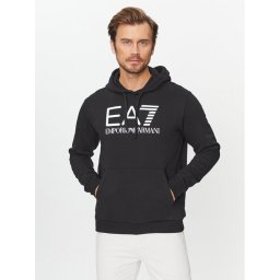 EA7 Emporio Armani Суитшърт 6RPM17 PJSLZ 1200 Черен Regular Fit