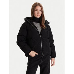 United Colors Of Benetton Пухено яке 22T6DN086 Черен Regular Fit