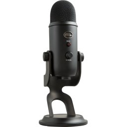 Настолен микрофон Logitech Blue YETI - Blackout