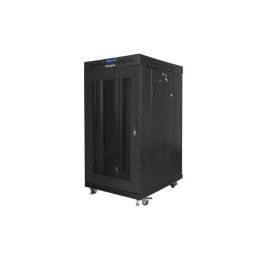 Lanberg rack cabinet 19" free-standing 22U/800x800 (flat pack) with glass d