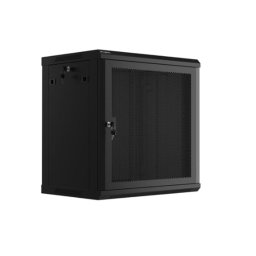 Lanberg rack cabinet 19" wall-mount 12U/600x450 with perforated door black
