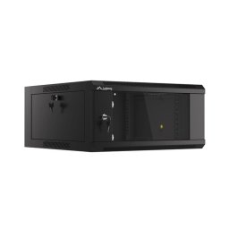 Lanberg rack cabinet 19" wall-mounted 4U 600 fast assembly (flat pack) blac