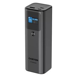 Външна батерия /power bank/ Canyon PB-2010, 27 000mAh, сива, 2x USB-C, 1x USB-A, QC 3.0