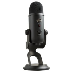 Микрофон Logitech Blue Yeti (988-000229), кардиоиден, кондензаторен, USB, черен