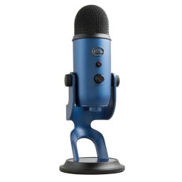 Микрофон Logitech Blue Yeti (988-000232), кардиоиден, кондензаторен, USB, син