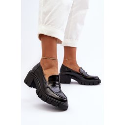 BIG STAR SHOES Дамски мокасини на голям ток Голяма звезда