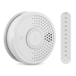 SHD by oneConcept DOF39, Детектор за дим, пластмаса, предупредителен сигнал: 85 dB, 9V на батерия (DOF39-12er)