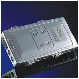 KVM суич ROLINE 14.99.3294, от 1x VGA(ж), 2x PS/2(ж) към 4x VGA(ж), 8x PS/2(ж), 1 устройство
