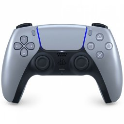 Геймпад Sony PlayStation DualSense (Sterling Silver), за PlayStation 5, сив