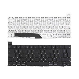 Клавиатура за лаптоп Apple, съвместима със серия Apple Macbook Pro A2141, черна, голям Enter