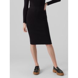 Vero Moda Пола тип молив 10290677 Черен Slim Fit