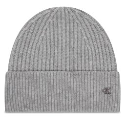 Шапка Calvin Klein Ck Metal Wool Beanie LV04D8032G Сив