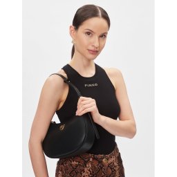 Pinko Дамска чанта Half Moon Mini Fl . PE 24 PLTT 102790 A0F1 Черен