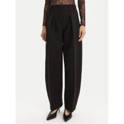 JACQUEMUS Текстилни панталони Le Pantalon Ovalo 24E241PA0791718 990 Черен Regular Fit