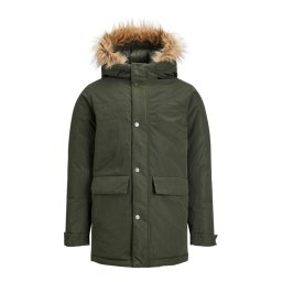 Jack & Jones Junior Зимно яке 12236551 Зелен Regular Fit