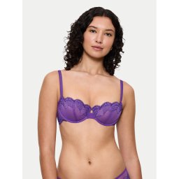 Triumph Сутиен балконет Comfort Glam 10224928 Виолетов
