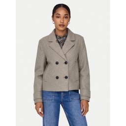 ONLY Преходно яке Freja 15320983 Кафяв Regular Fit