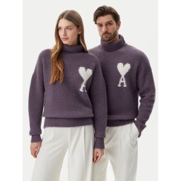 AMI Paris Поло UKS425.KN0032 Виолетов Relaxed Fit