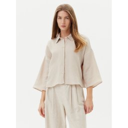 Vero Moda Риза Natali 10279685 Бежов Standard Fit