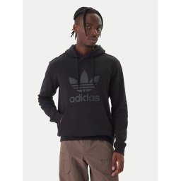 adidas Суитшърт adicolor Classics Trefoil JY3766 Черен Regular Fit