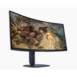 Монитор Dell Alienware AW3425DWM, 34" Curved WQHD LED AG 21:9, VA, 1ms GTG, 3000:1, 400 cd/m2, 3440x1440, 180 Hz, 95% DCI-P3, HDR, VRR, AMD FreeSync, VESA AdaptiveSync, HDMI, DP, USB 5Gbps, PIP, PBP, Height Adjustable, Pivot, Tilt, Black