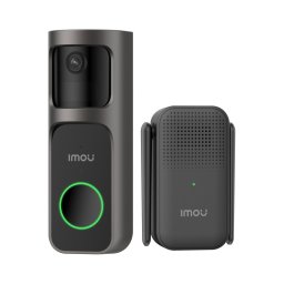 Видеодомофон Imou Doorbell 2S Kit, 1/2.8" 3MP CMOS camera с вградена IR подсветка, QHD, 2.3mm Lens, H.265, Wi-Fi