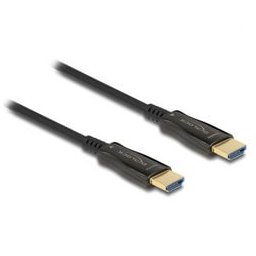 Кабел DeLock 84037, от HDMI(м) към HDMI(м), 15m, черен, 8K@60Hz
