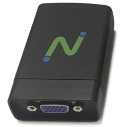 Адаптер NComputing 700-0021, от USB-A(ж) към VGA(ж), черен