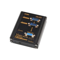 KVM суич ATEN VS201, от 2x HDB-15(VGA)(м) към 1x HDB-15(VGA)(ж), 1 устройство